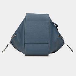 مملوكة مسبقًا Loewe Blue Small Leather Hammock Bag