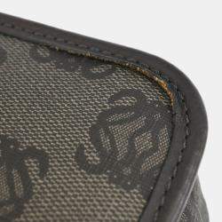 Pre Owned حقيبة لويفي بنية/سوداء للكتف