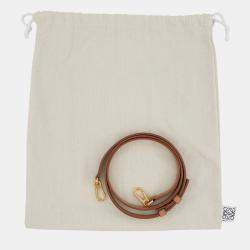 مملوكة مسبقًا Loewe Amazona Anagram Warm Desert/Red Calf Leather Canvas Size 23