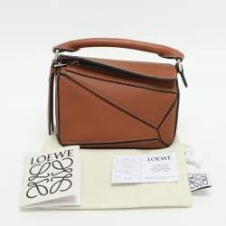 مملوكة مسبقًا حقيبة كتف لويفي نانو جلد بني لغز