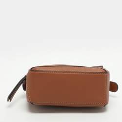 مملوكة مسبقًا حقيبة كتف لويفي نانو جلد بني لغز