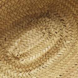 مملوكة مسبقًا حقيبة يد لويفي رافيا وكريم جلد وأبيض صغيرة