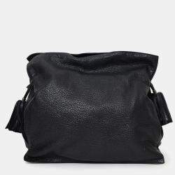 Pre Owned حقيبة كتف لووي فلامنكو مع شرابة جلد أسود 2014