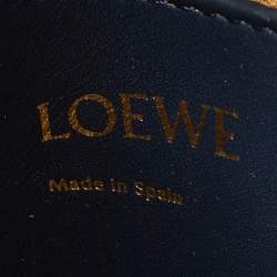 مملوكة مسبقًا حقيبة كتف لويفي هاموك جلد أزرق بحري