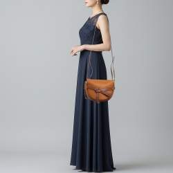 Pre Owned Loewe Gate Brown Leather Shoulder Bag