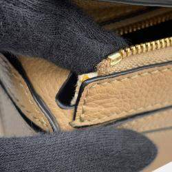 مملوكة مسبقًا Loewe Puzzle Bag Sand Leather Size Mini