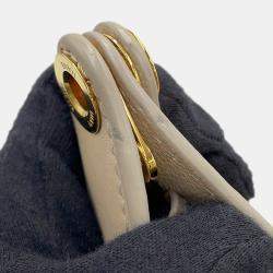 Pre Owned Loewe Luna One Belt Bag Light Oats Calf Leather Size Small