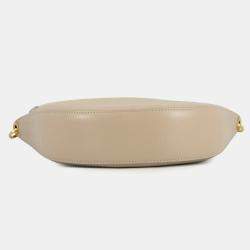 Pre Owned Loewe Luna One Belt Bag Light Oats Calf Leather Size Small