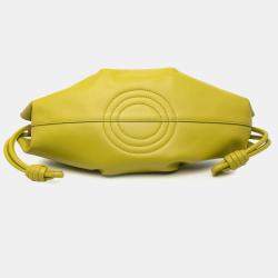 Pre Owned حقيبة لويفي باسيو جلد أخضر صغيرة