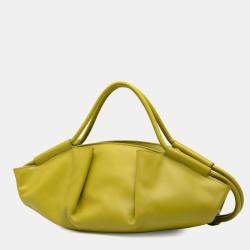 Pre Owned حقيبة لويفي باسيو جلد أخضر صغيرة