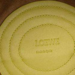 Pre Owned حقيبة لويفي باسيو جلد أخضر صغيرة