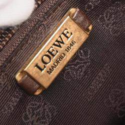 Pre Owned Loewe Brown Lambskin Handbag