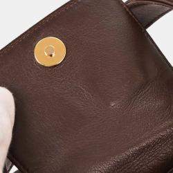 Pre Owned Loewe Brown Lambskin Handbag