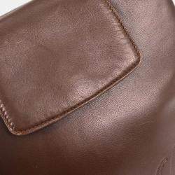 Pre Owned Loewe Brown Lambskin Handbag