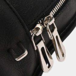 Pre Owned Loewe Black Leather Amazona 28 Handbag