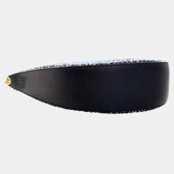 مملوكة مسبقًا Loewe Black Small Anagram Canvas Luna Hobo