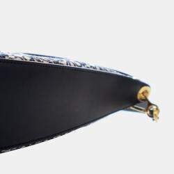 مملوكة مسبقًا Loewe Black Small Anagram Canvas Luna Hobo