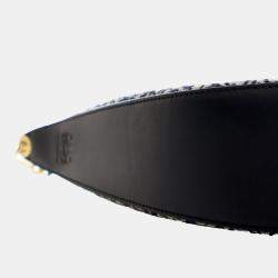 مملوكة مسبقًا Loewe Black Small Anagram Canvas Luna Hobo