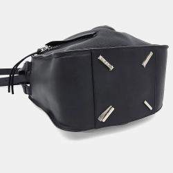 Pre Owned Loewe Black Leather Hammock Bag Small