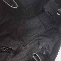 Pre Owned Loewe Black Leather Hammock Bag Small