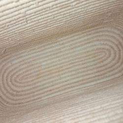 Pre Owned Loewe Beige, Brown Raffia Square Basket Bag Small