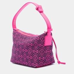 Pre Owned حقيبة كوبى كانفاس أناغرام صغيرة وردية من لويفي