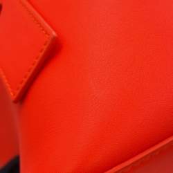 مملوكة مسبقًا Loewe Pebble Bucket 2-Way Shoulder Bag Orange Leather Size Mini