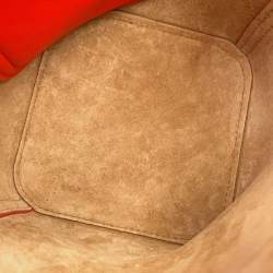 مملوكة مسبقًا Loewe Pebble Bucket 2-Way Shoulder Bag Orange Leather Size Mini