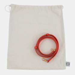 مملوكة مسبقًا Loewe Pebble Bucket 2-Way Shoulder Bag Orange Leather Size Mini