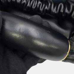 Pre Owned Loewe Squeeze Bag Chain Shoulder Bag Black Melonapalam Size Medium