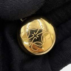 Pre Owned Loewe Squeeze Bag Chain Shoulder Bag Black Melonapalam Size Medium