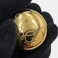 Pre Owned Loewe Squeeze Bag Chain Shoulder Bag Black Melonapalam Size Medium