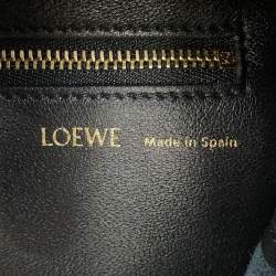 Pre Owned Loewe Squeeze Bag Chain Shoulder Bag Black Melonapalam Size Medium