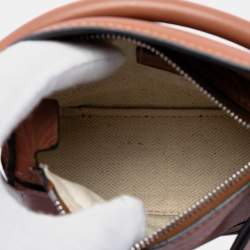 Pre Owned Loewe Brown Nano Calfskin Puzzle Satchel