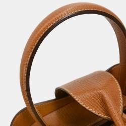 Pre Owned حقيبة لووي 2-طريق جلد بني