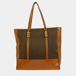 Pre Owned Loewe Brown Leather Belasquez Tote Handbag