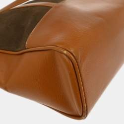 Pre Owned Loewe Belasquez L25 Brown Leather Tote Bag