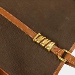 Pre Owned Loewe Belasquez L25 Brown Leather Tote Bag