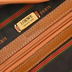 Pre Owned Loewe Belasquez L25 Brown Leather Tote Bag