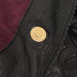 Pre Owned حقيبة لويفي إير جلد نابا أسود