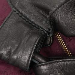 Pre Owned حقيبة لويفي إير جلد نابا أسود