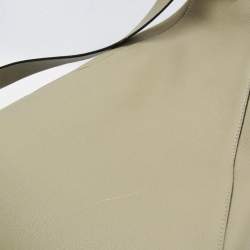 Pre Owned Loewe Anton Sling Bag Leather Shoulder Bag Grayish