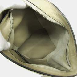 Pre Owned Loewe Anton Sling Bag Leather Shoulder Bag Grayish