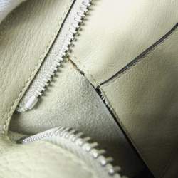 Pre Owned Loewe Anton Sling Bag Leather Shoulder Bag Grayish