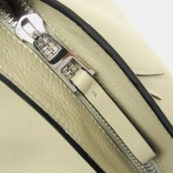 Pre Owned Loewe Anton Sling Bag Leather Shoulder Bag Grayish