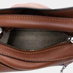 Pre Owned حقيبة لويفي اللغز جلد بني نانو