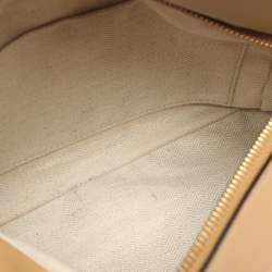 Pre Owned Loewe Puzzle Small Tri Color Leather Top Handle Bag