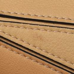 Pre Owned Loewe Puzzle Small Tri Color Leather Top Handle Bag