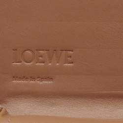 مملوكة مسبقًا Loewe Mini Heel Brown Leather Crossbody Bag
