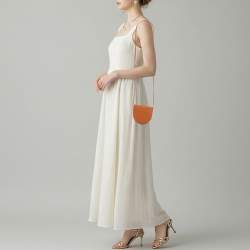 مملوكة مسبقًا Loewe Mini Heel Brown Leather Crossbody Bag